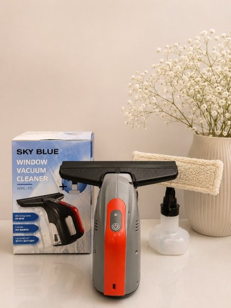 SKY BLUE مكنسة زجاج